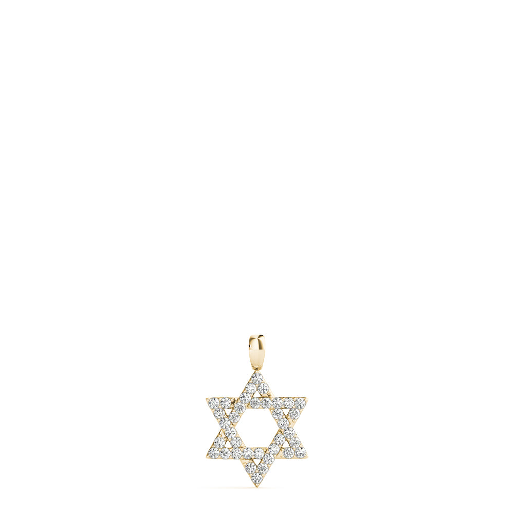 12mm Star of David Diamond Pendant · 0.18 ct tw