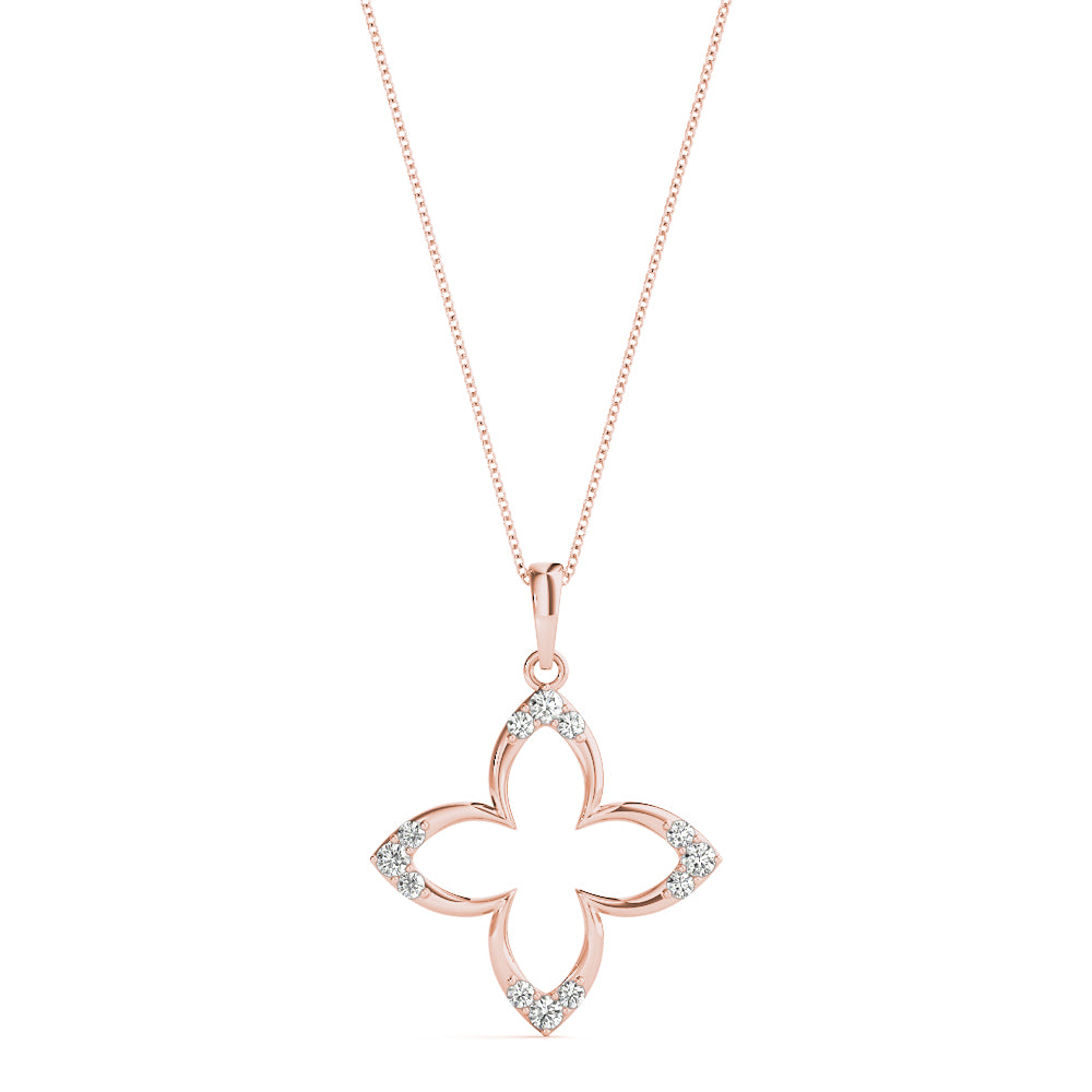 15mm Fashion Diamond Pendant · 0.09 ct tw