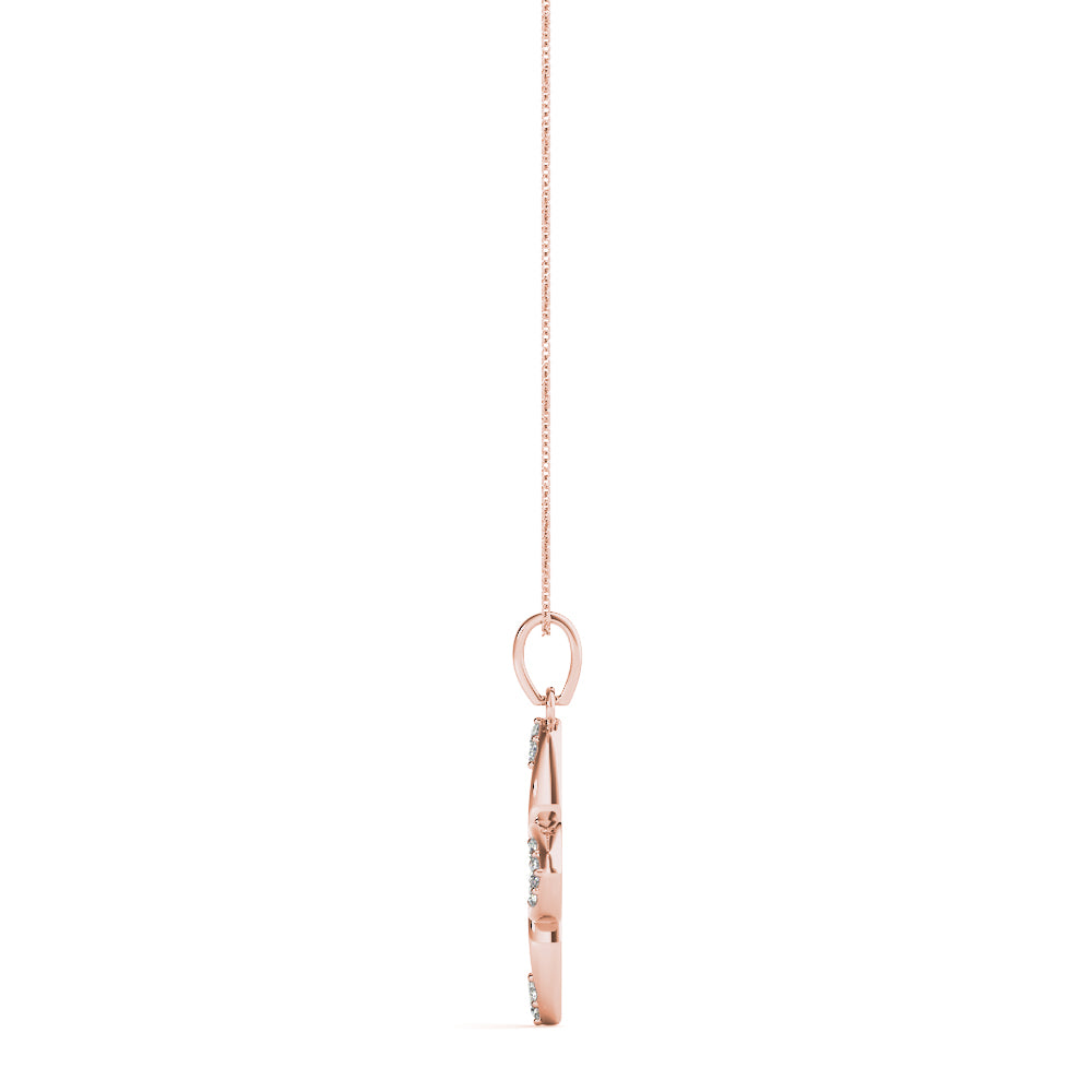 15mm Fashion Diamond Pendant · 0.09 ct tw