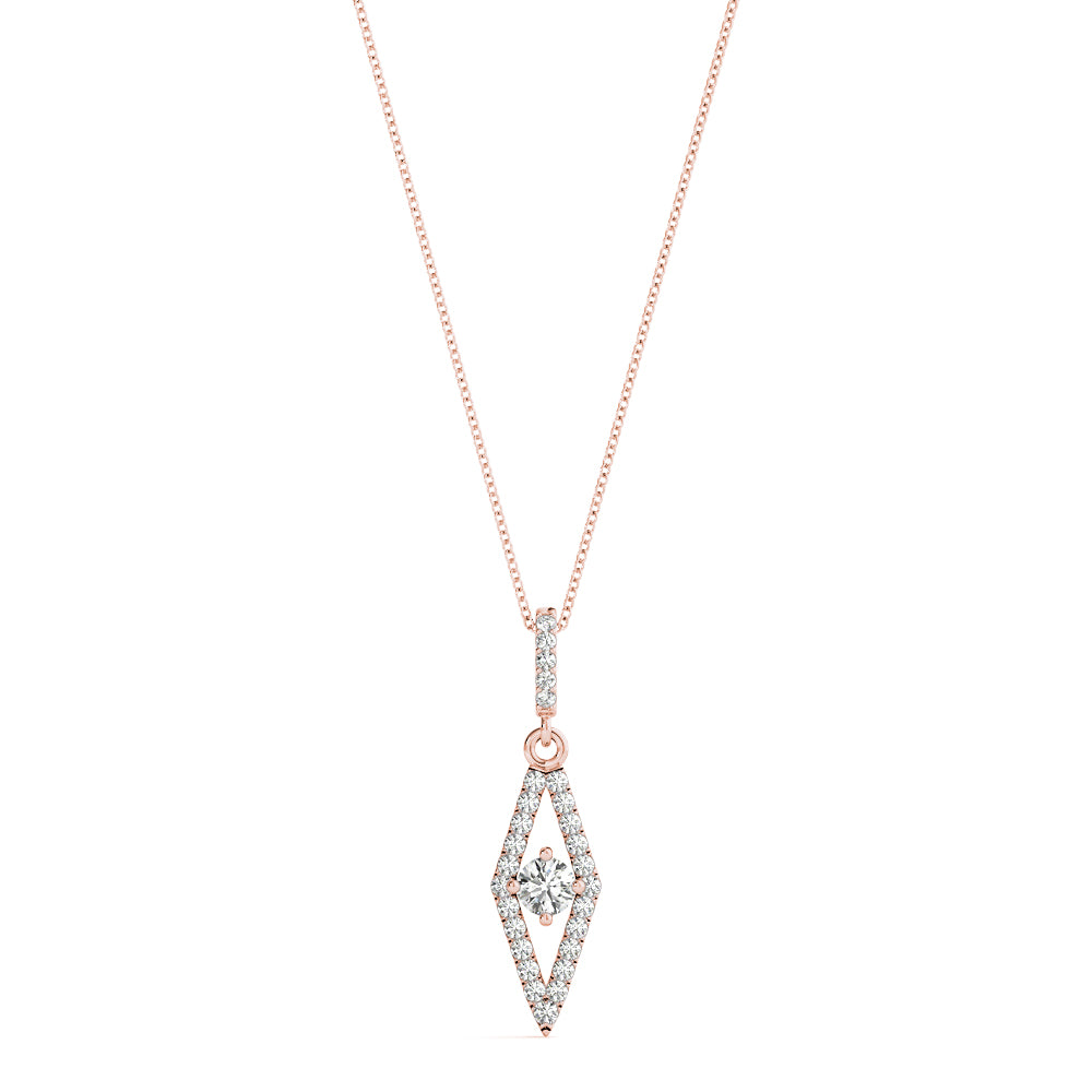 Round Fashion Diamond Pendant · 0.31 ct tw