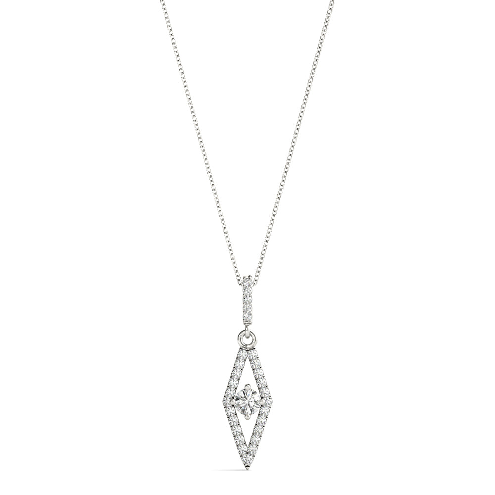 Round Fashion Diamond Pendant · 0.31 ct tw