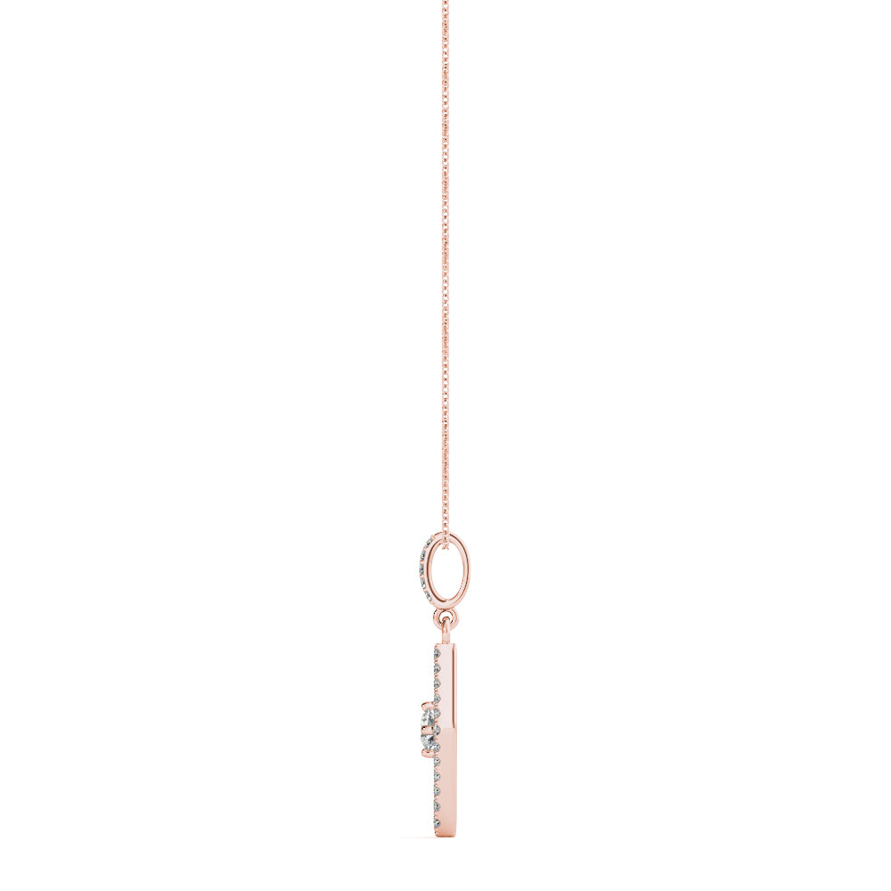 Round Fashion Diamond Pendant · 0.31 ct tw