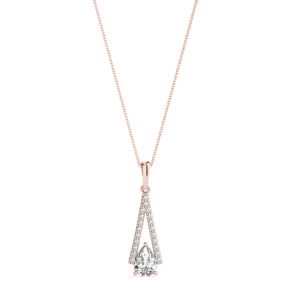 Pear Fashion Diamond Pendant · 0.30 ct tw