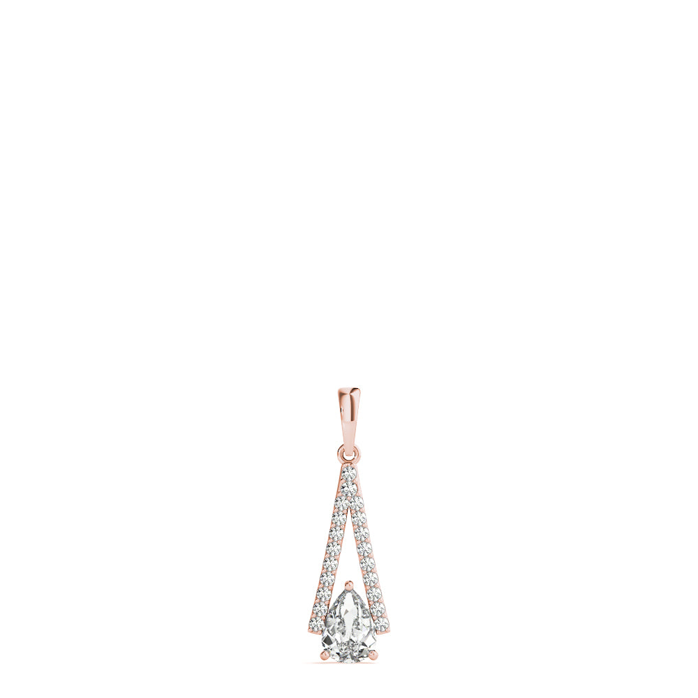 Pear Fashion Diamond Pendant · 0.30 ct tw