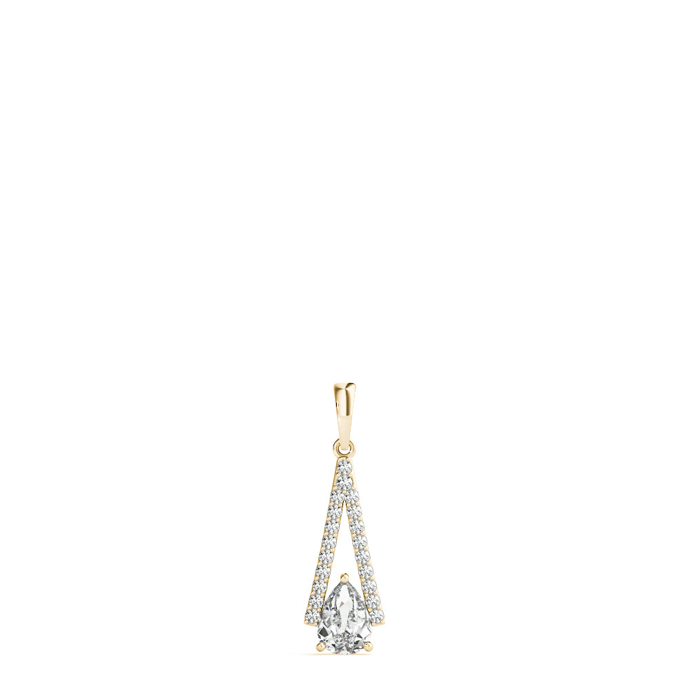Pear Fashion Diamond Pendant · 0.30 ct tw