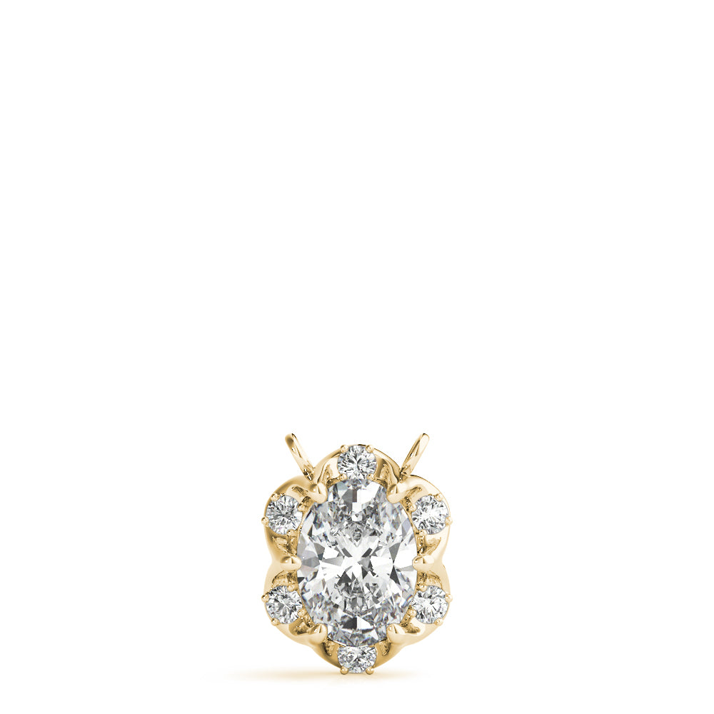 Oval Fashion Diamond Pendant · 0.04 ct tw