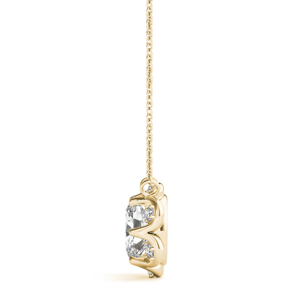 Oval Fashion Diamond Pendant · 0.15 ct tw