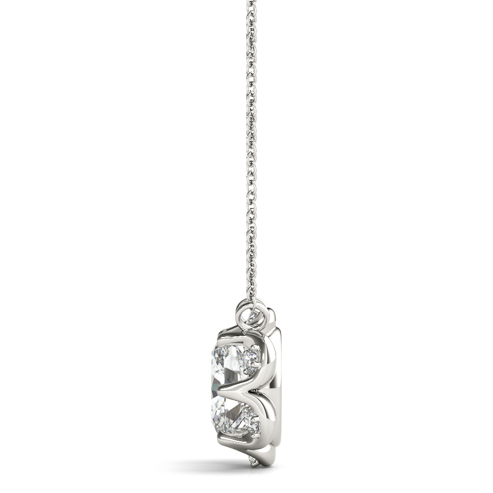 Oval Fashion Diamond Pendant · 0.04 ct tw