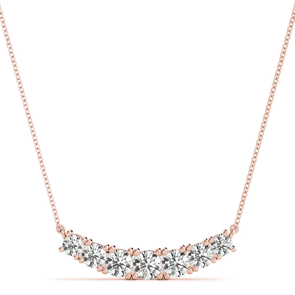 Seven-Stone Diamond Pendant · 0.94 ct tw