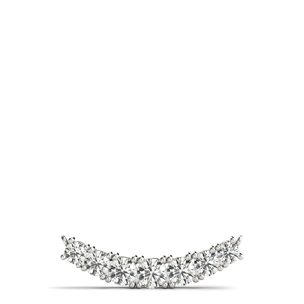 Seven-Stone Diamond Pendant · 0.94 ct tw