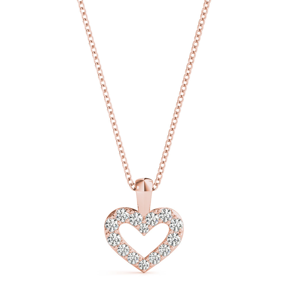 Heart Diamond Pendant · 0.12 ct tw