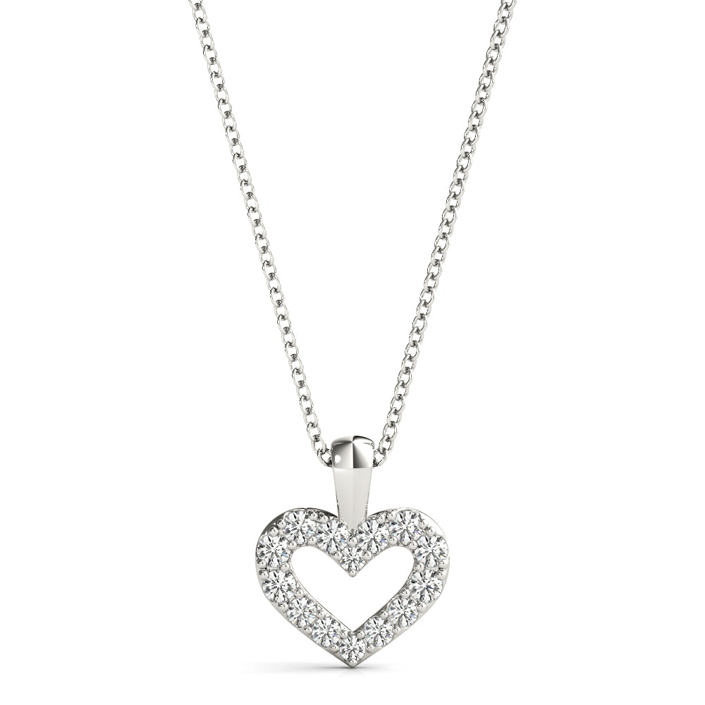 Heart Diamond Pendant · 0.12 ct tw