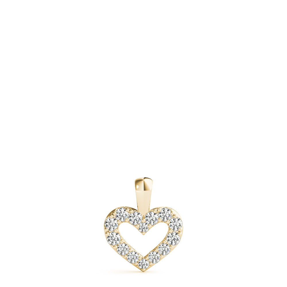 Heart Diamond Pendant · 0.12 ct tw