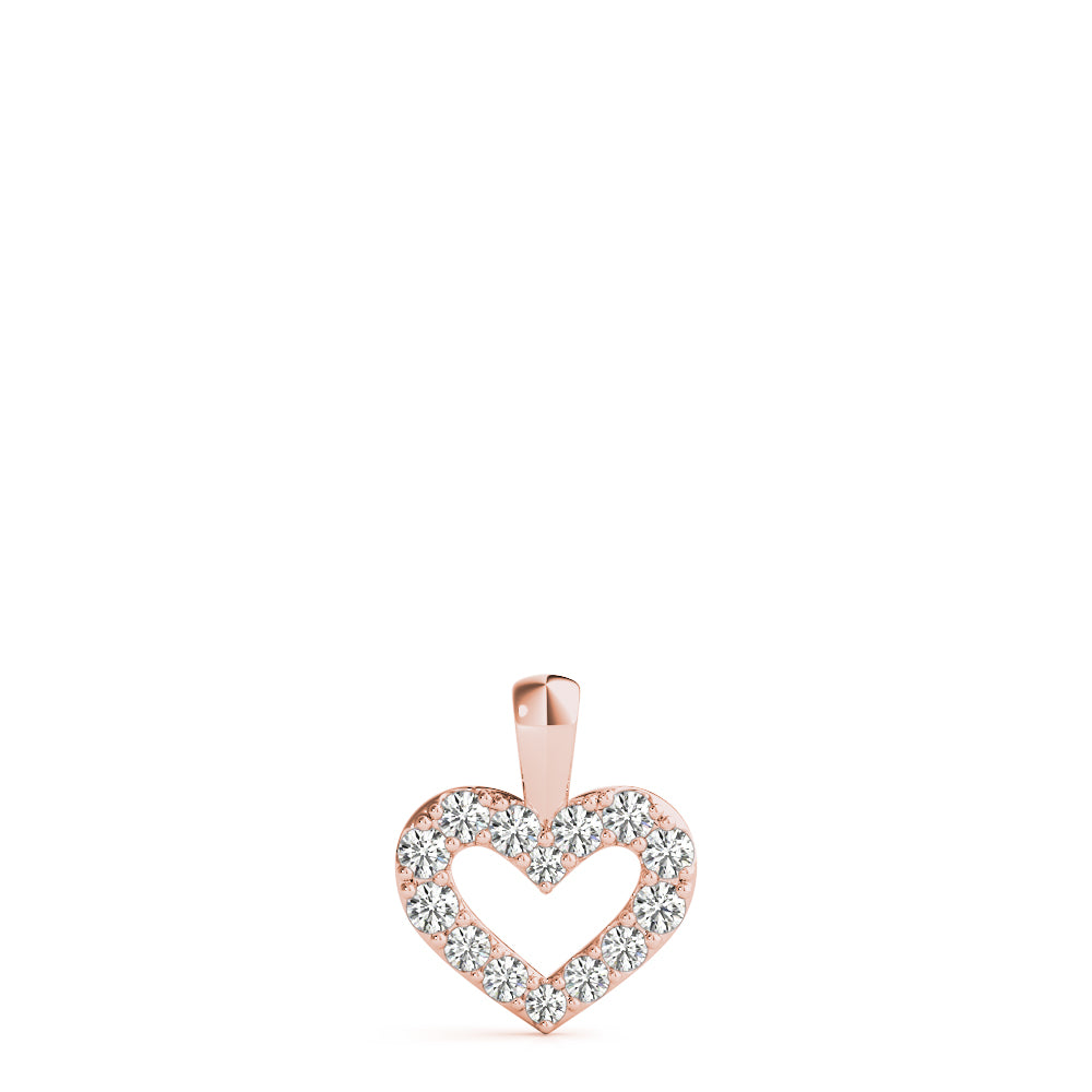 Heart Diamond Pendant · 0.12 ct tw