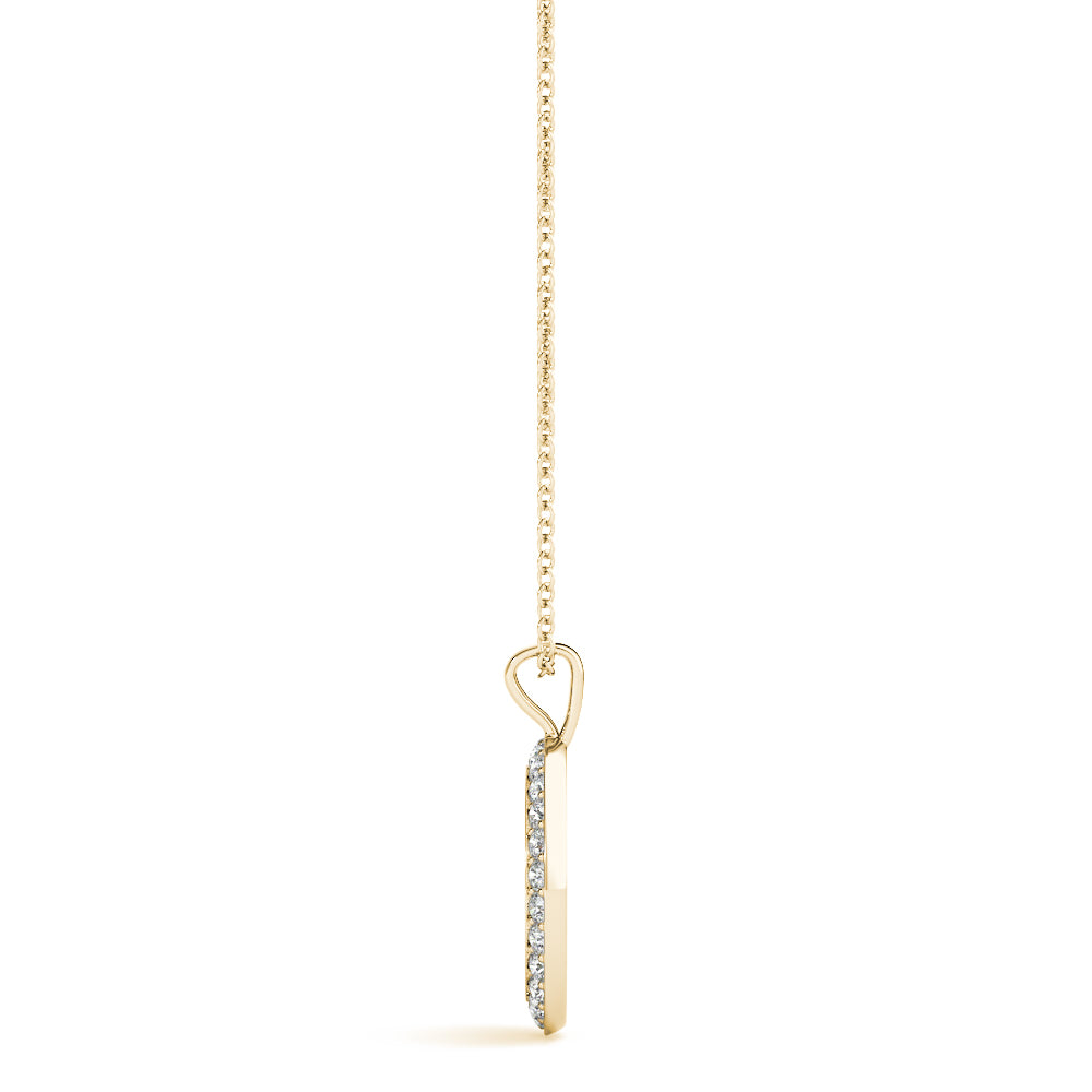Round Peace Fashion Diamond Pendant · 0.29 ct tw