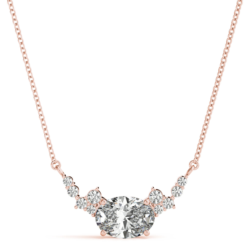 Oval Fashion Diamond Pendant · 0.48 ct tw