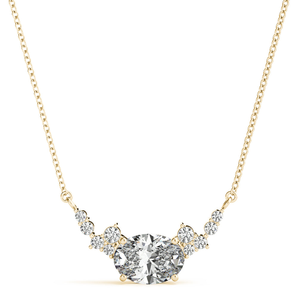 Oval Fashion Diamond Pendant · 0.48 ct tw