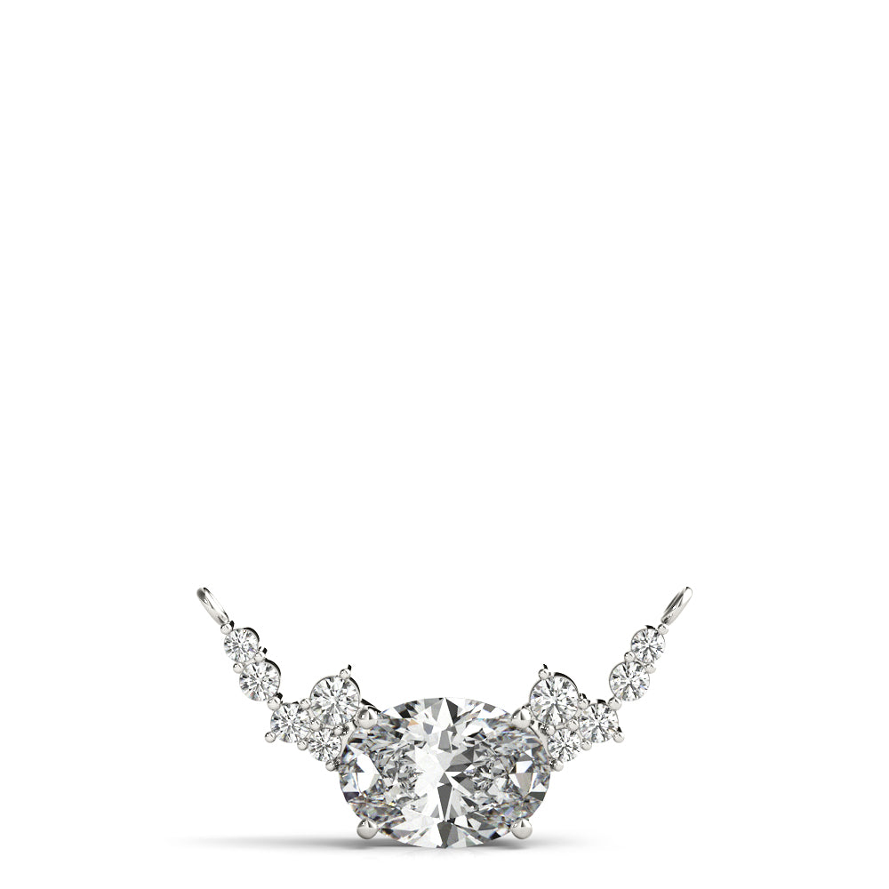 Oval Fashion Diamond Pendant · 0.35 ct tw