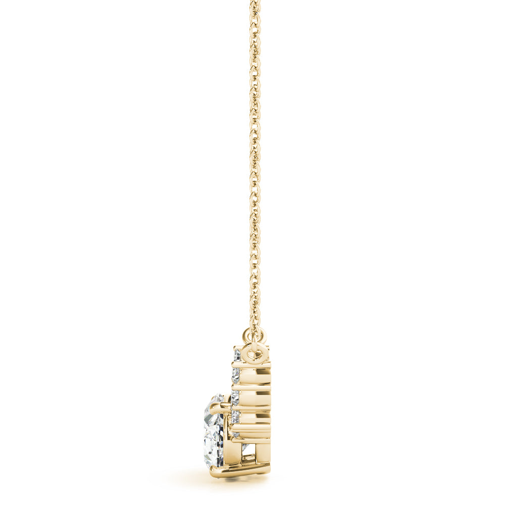 Oval Fashion Diamond Pendant · 0.35 ct tw