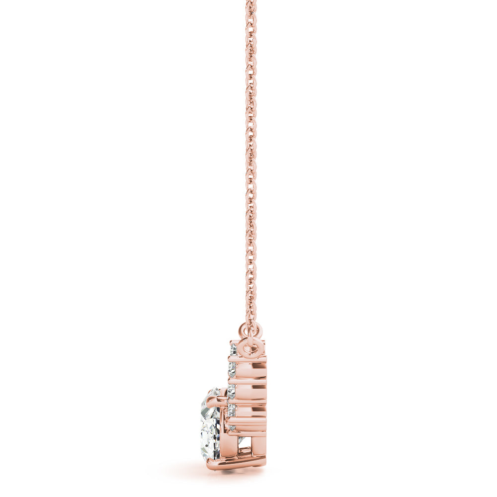 Oval Fashion Diamond Pendant · 0.35 ct tw