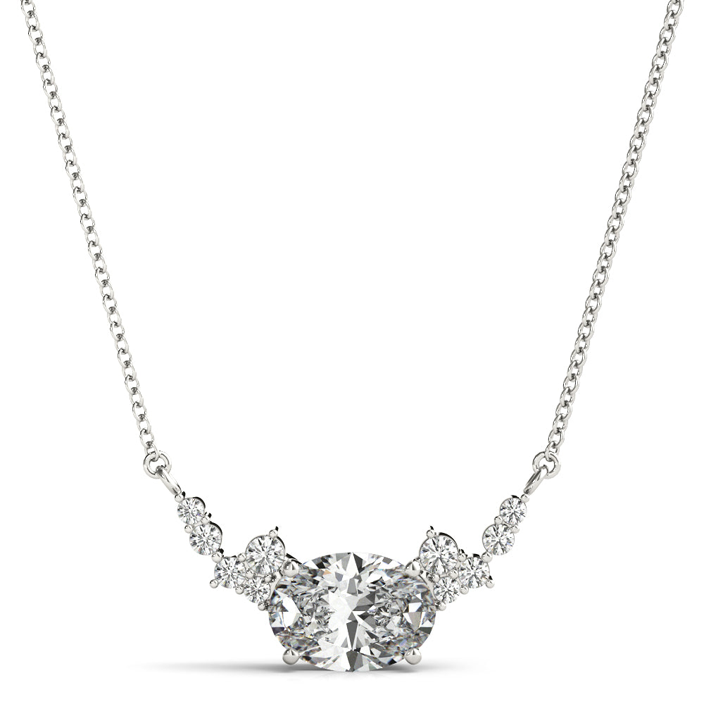 Oval Fashion Diamond Pendant · 1.05 ct tw