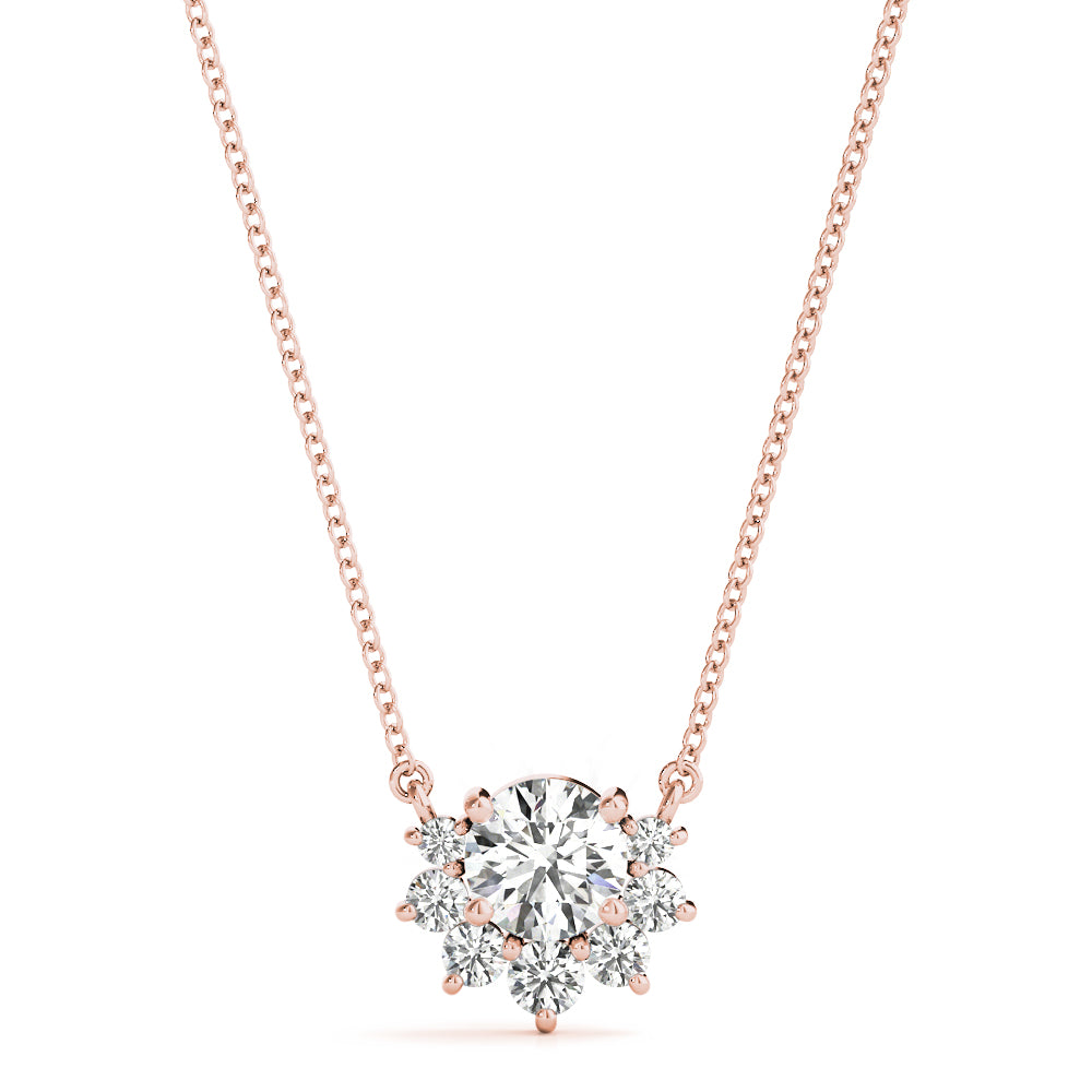 Round Fashion Diamond Pendant · 0.47 ct tw