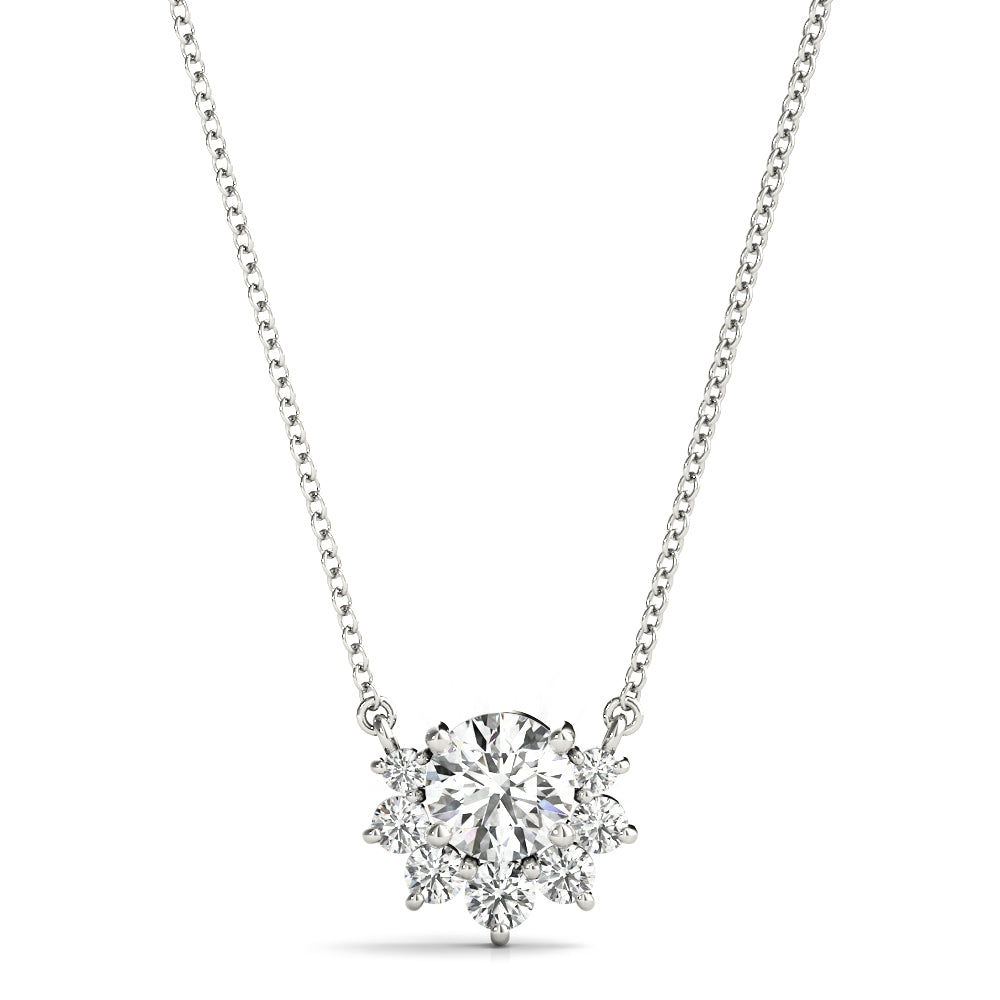 Round Fashion Diamond Pendant · 0.47 ct tw