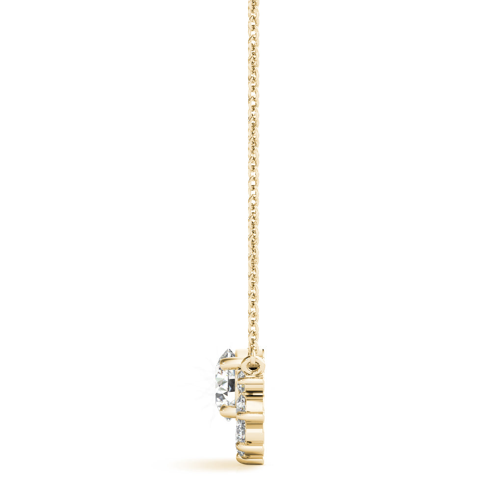 Round Fashion Diamond Pendant · 0.47 ct tw