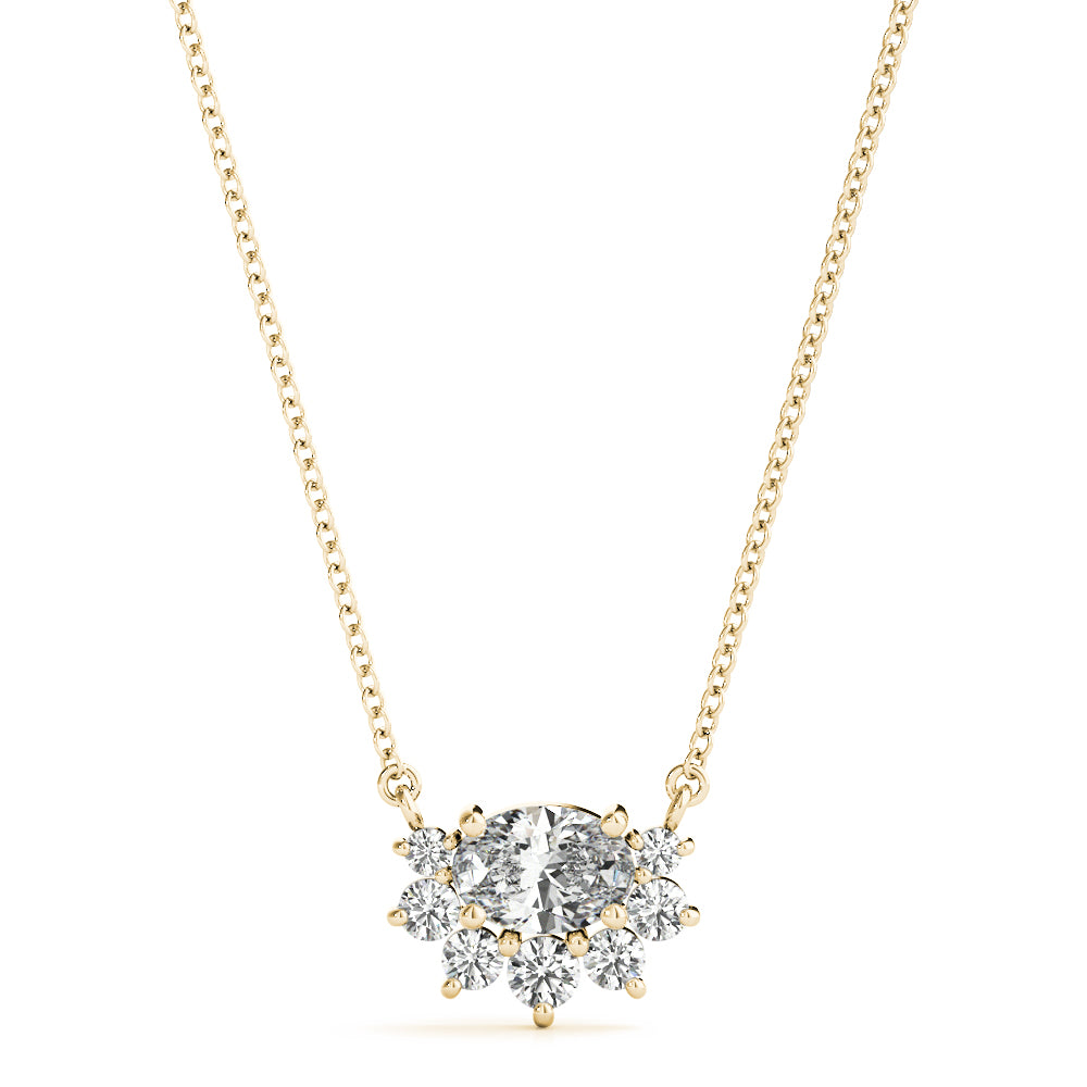 Oval Fashion Diamond Pendant · 0.38 ct tw