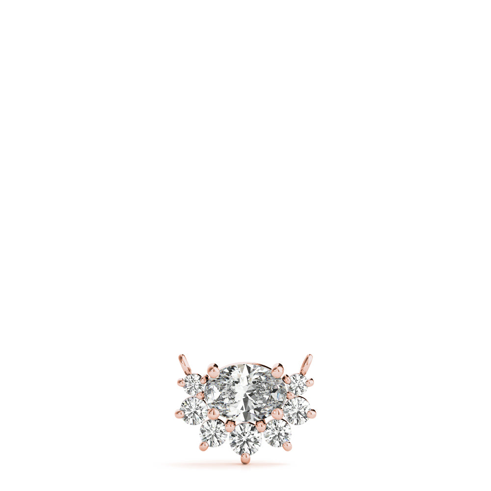 Oval Fashion Diamond Pendant · 0.38 ct tw