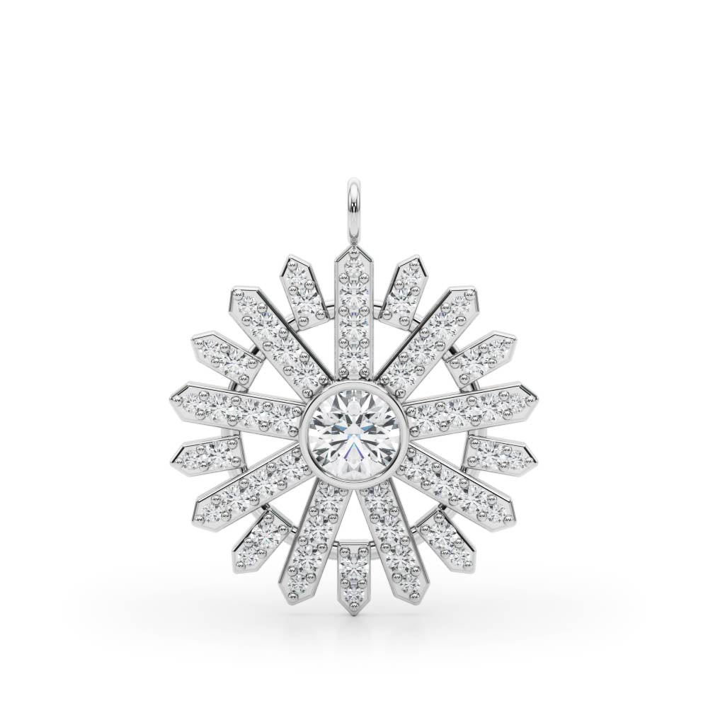 Round Fashion Diamond Pendant · 0.68 ct tw