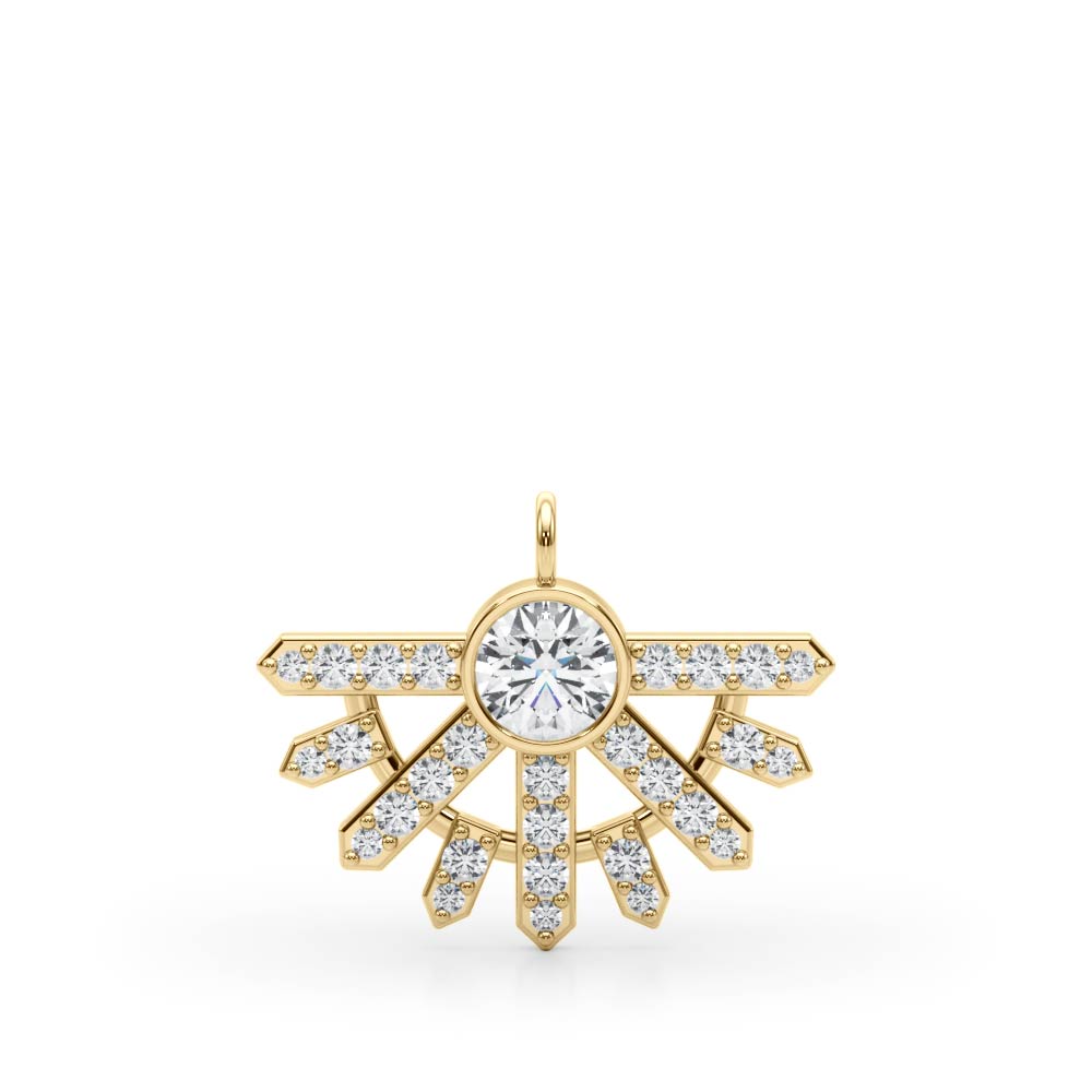 Round Fashion Diamond Pendant · 0.48 ct tw