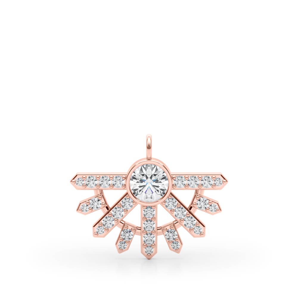 Round Fashion Diamond Pendant · 0.48 ct tw