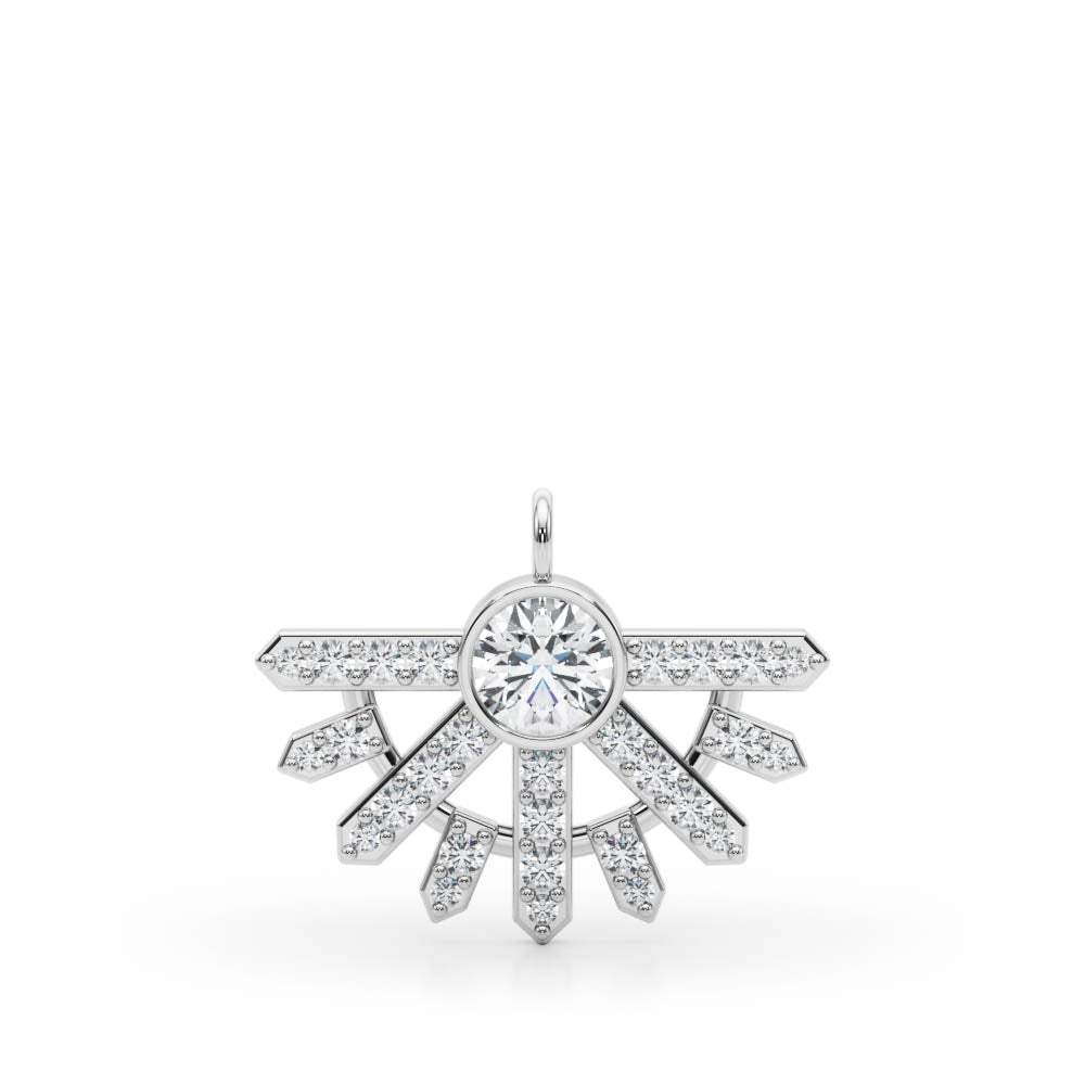 Round Fashion Diamond Pendant · 0.48 ct tw