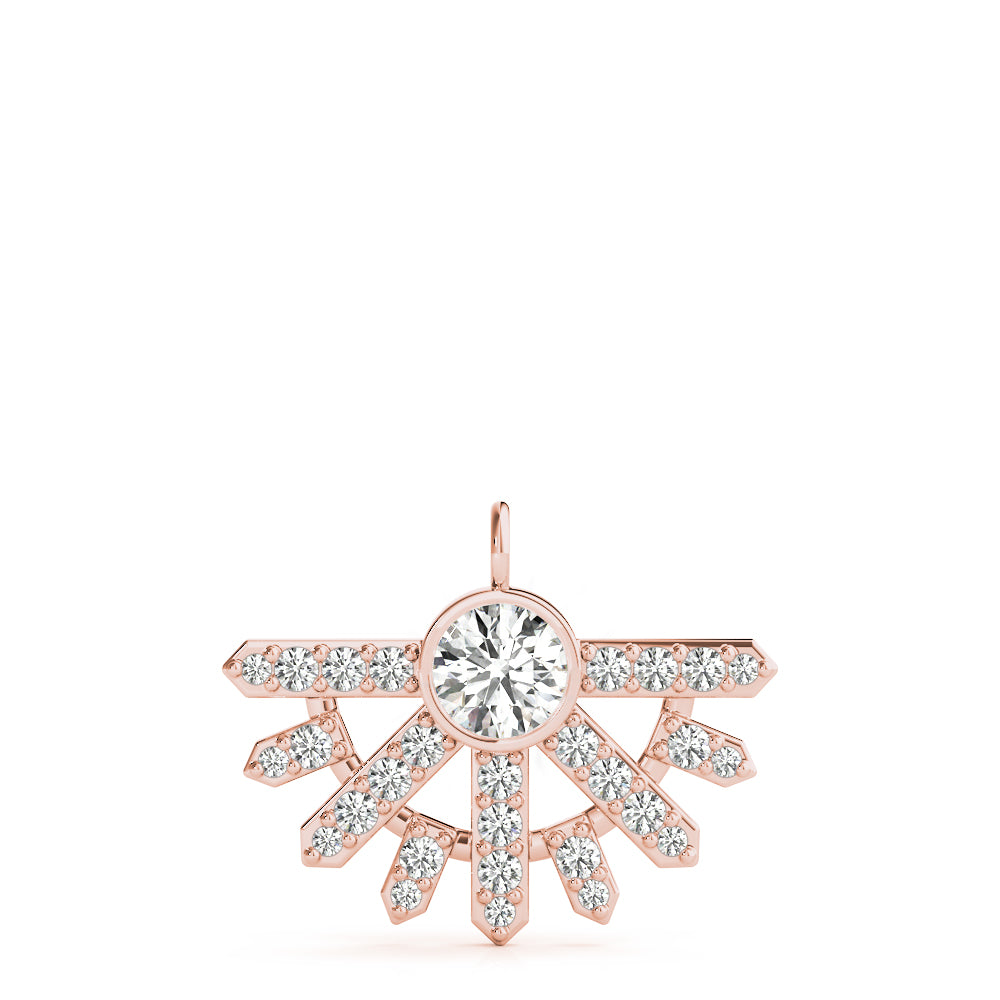 Round Fashion Diamond Pendant · 0.48 ct tw