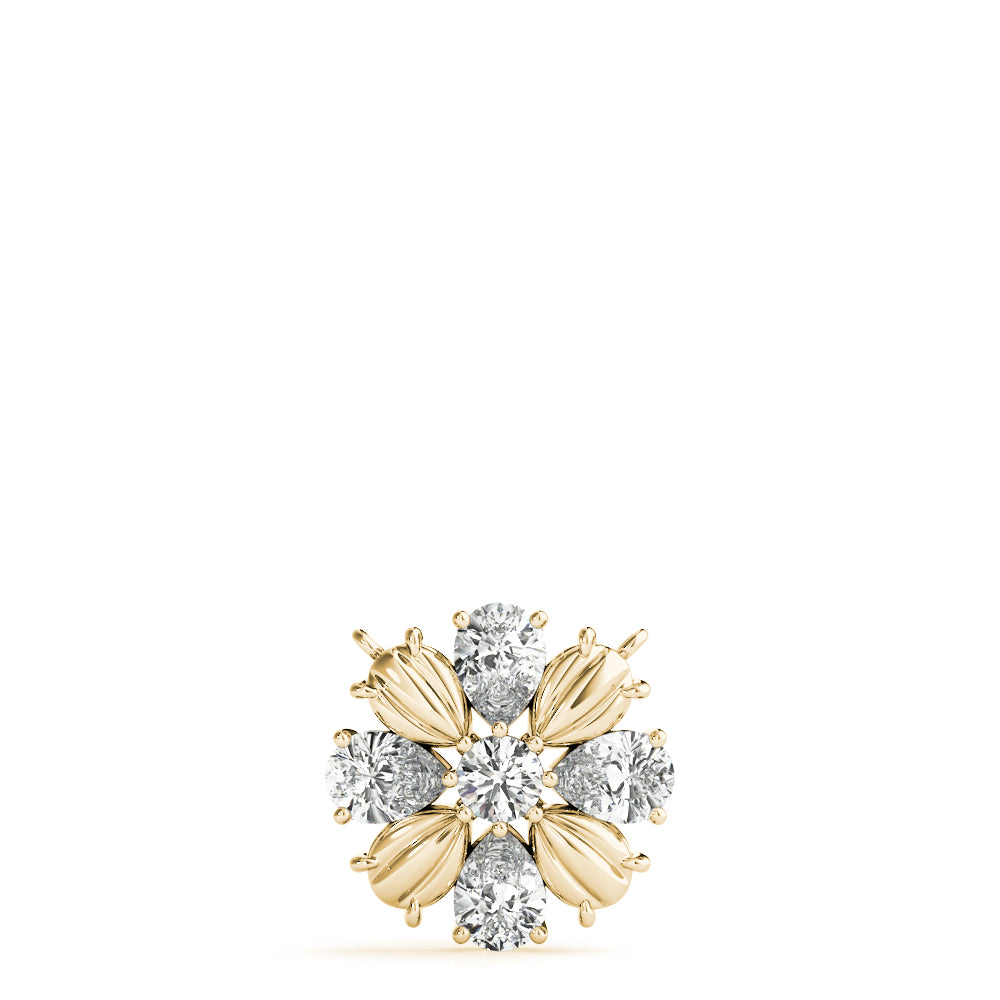 Flower Diamond Pendant · 0.74 ct tw