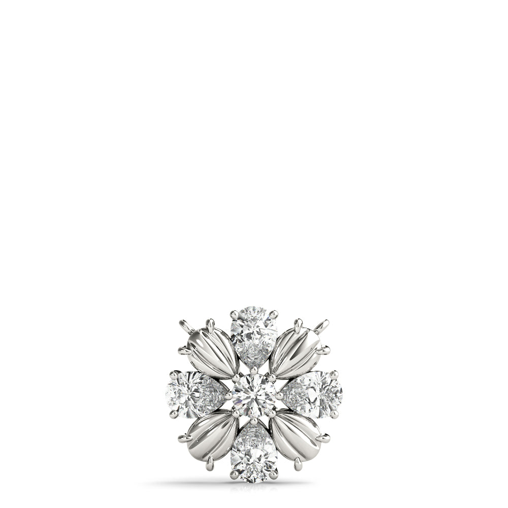 Flower Diamond Pendant · 0.74 ct tw