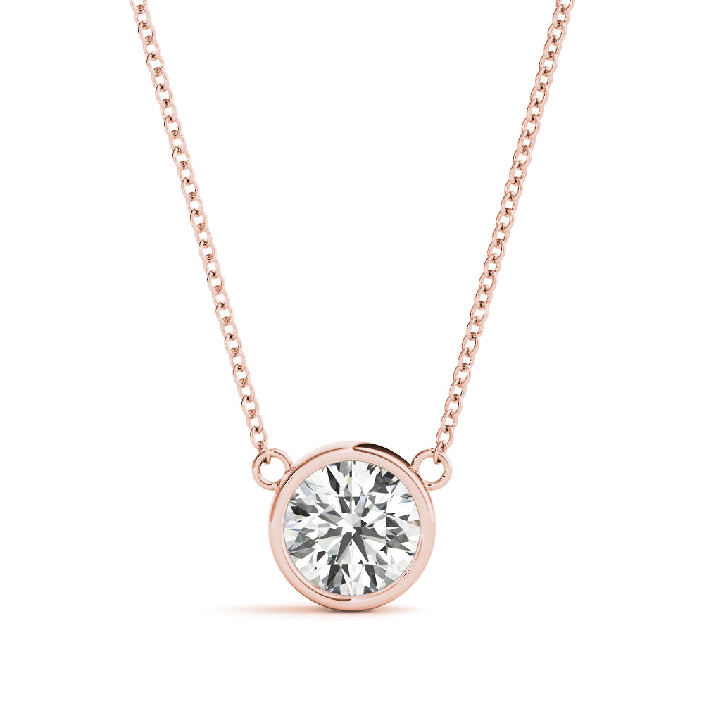 Round Diamond Solitaire Pendant · 1.25 ct tw