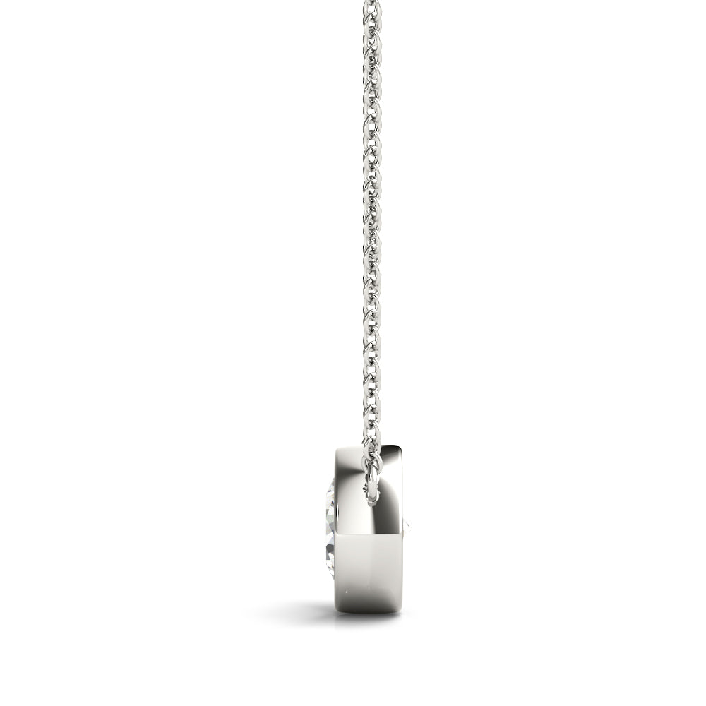 Round Diamond Solitaire Pendant · 1.00 ct tw