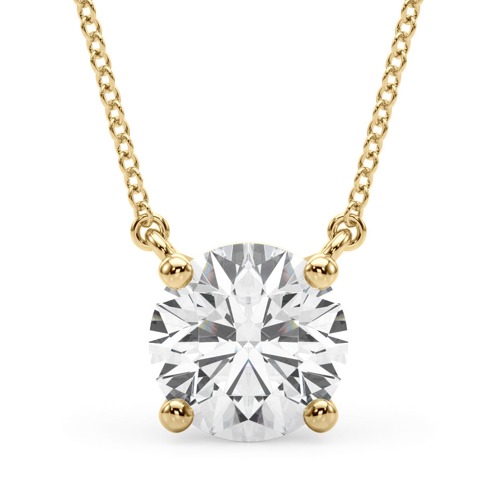 Round Diamond Solitaire Pendant · 1.00 ct tw