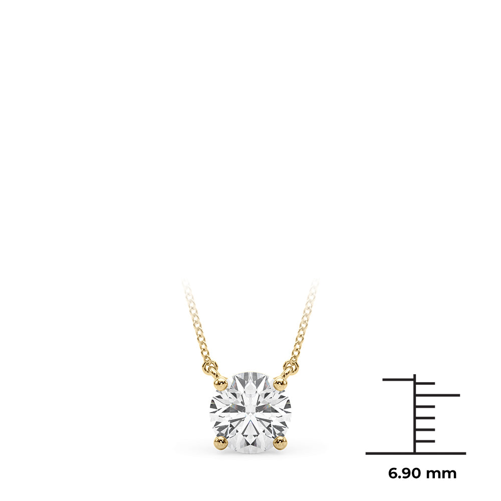 Round Diamond Solitaire Pendant · 1.00 ct tw