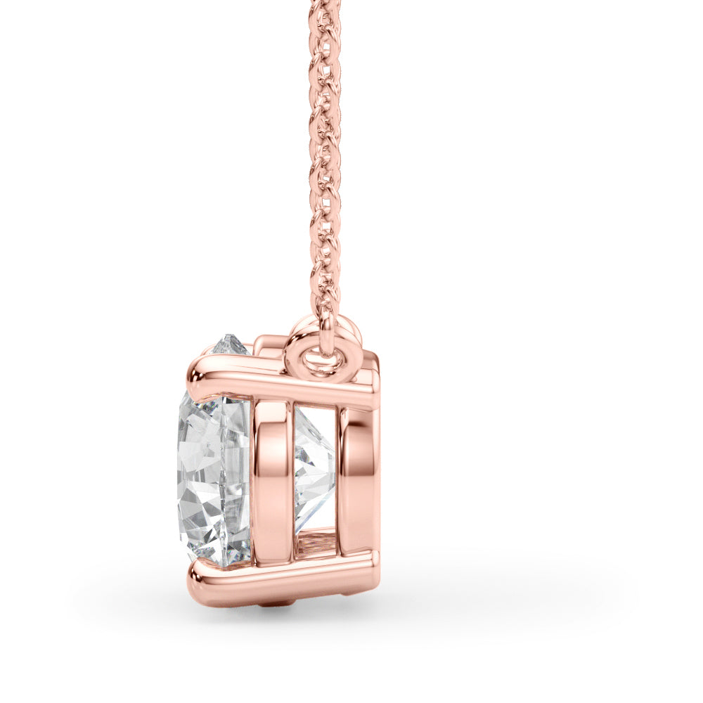 Round Diamond Solitaire Pendant · 1.00 ct tw