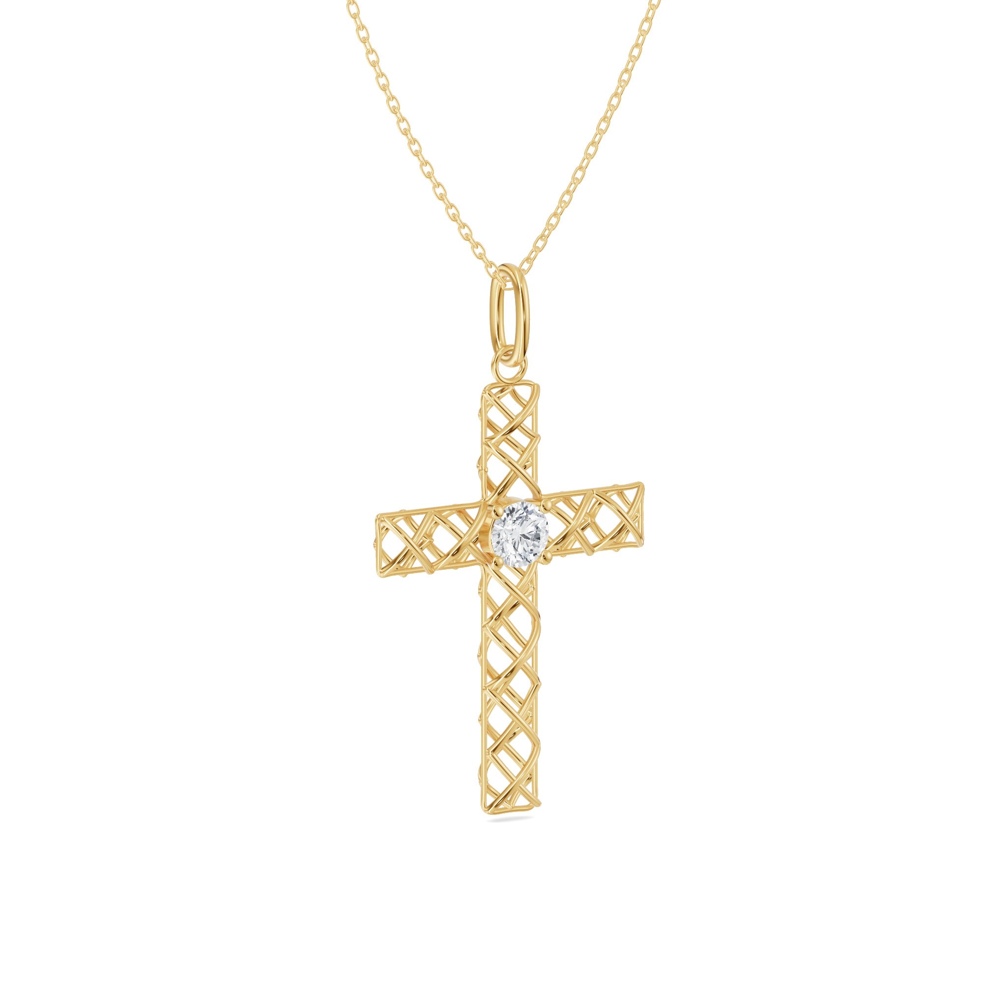 Round Fashion Diamond Pendant · 0.33 ct tw