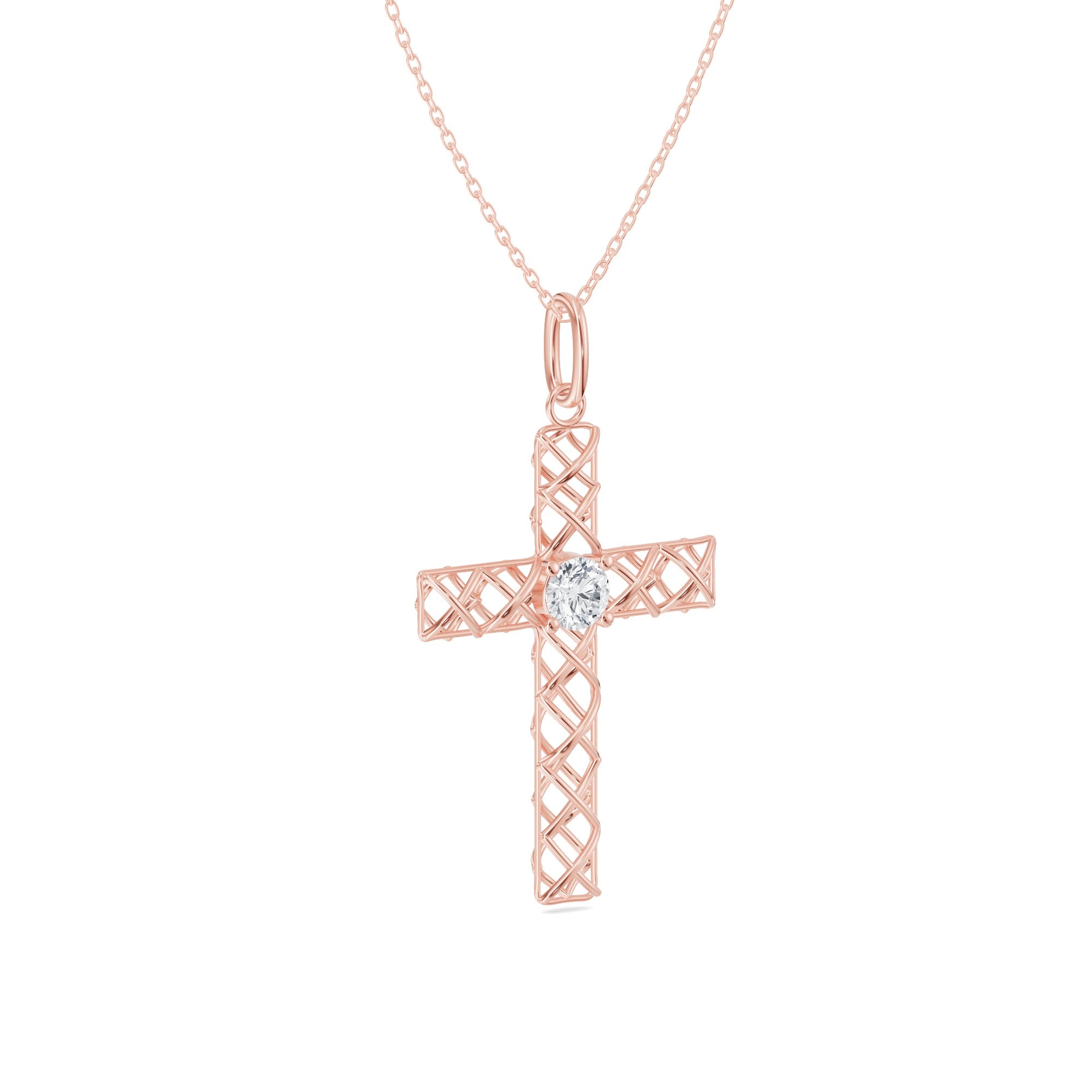 Round Fashion Diamond Pendant · 0.33 ct tw