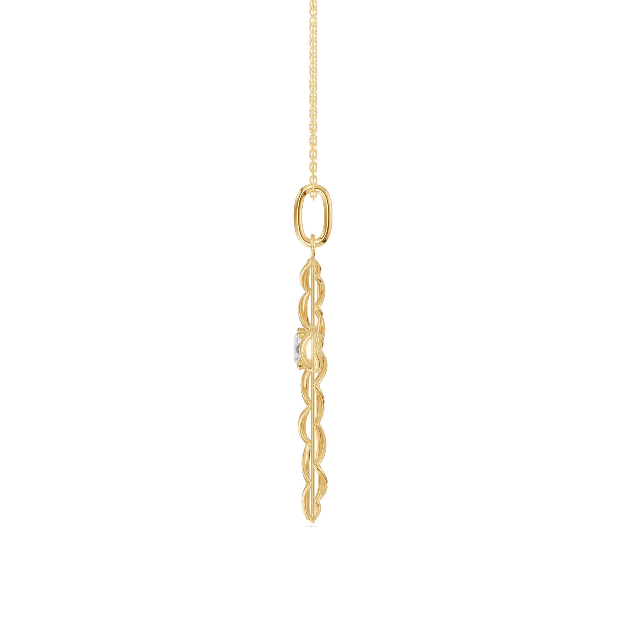Round Fashion Diamond Pendant · 0.33 ct tw