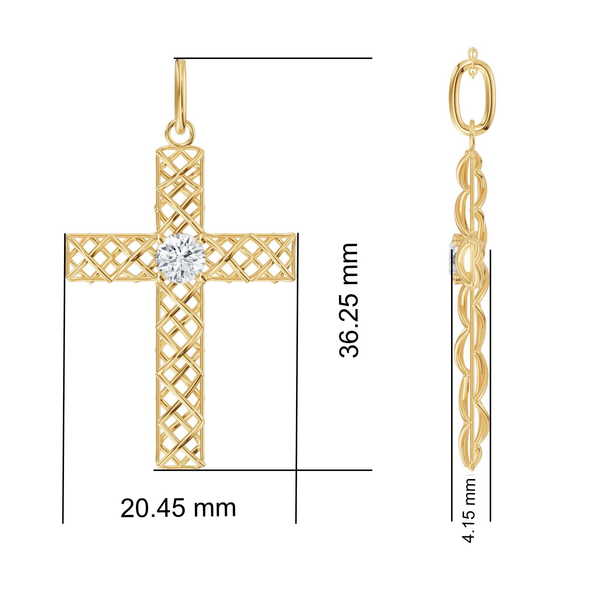 Round Fashion Diamond Pendant · 0.33 ct tw
