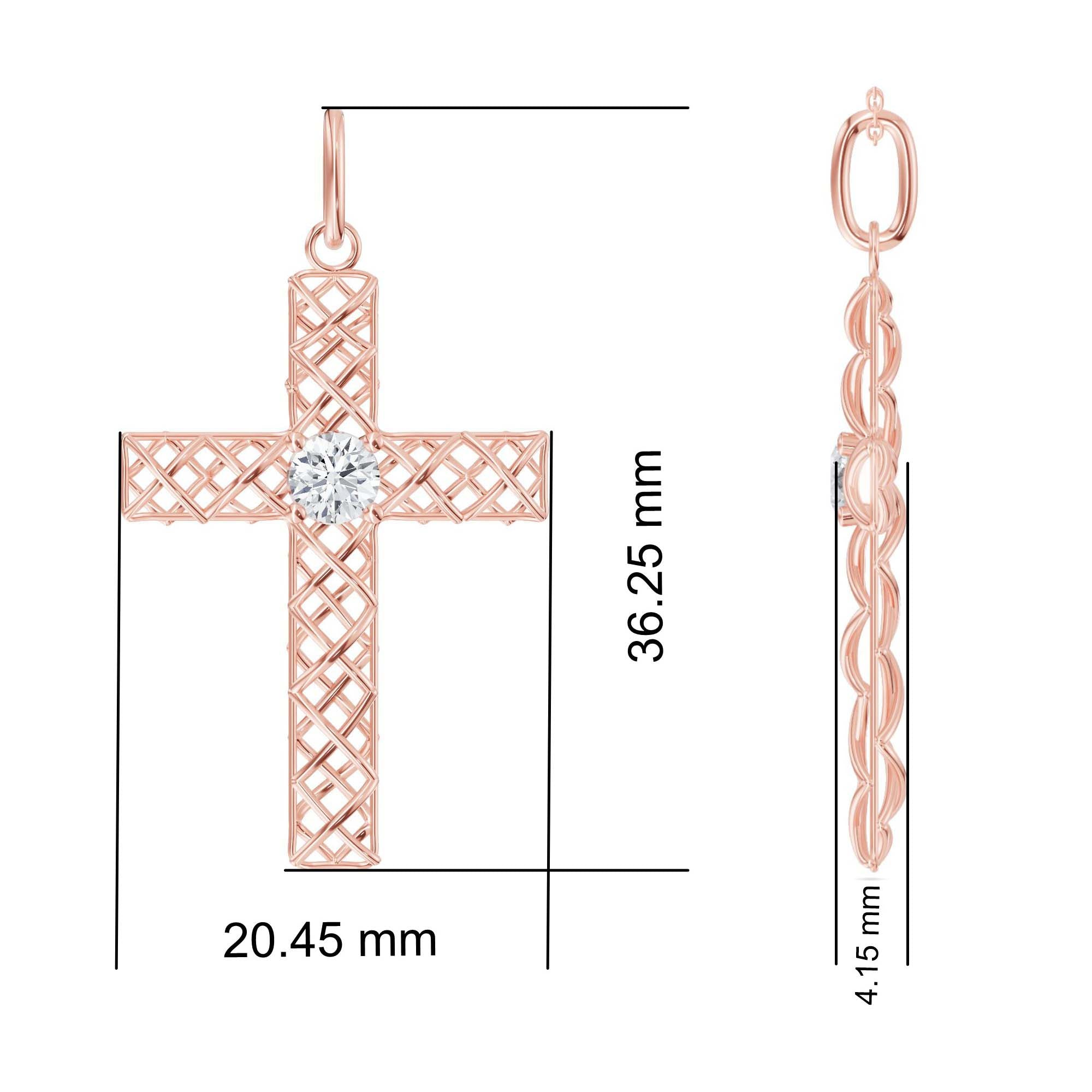 Round Fashion Diamond Pendant · 0.33 ct tw