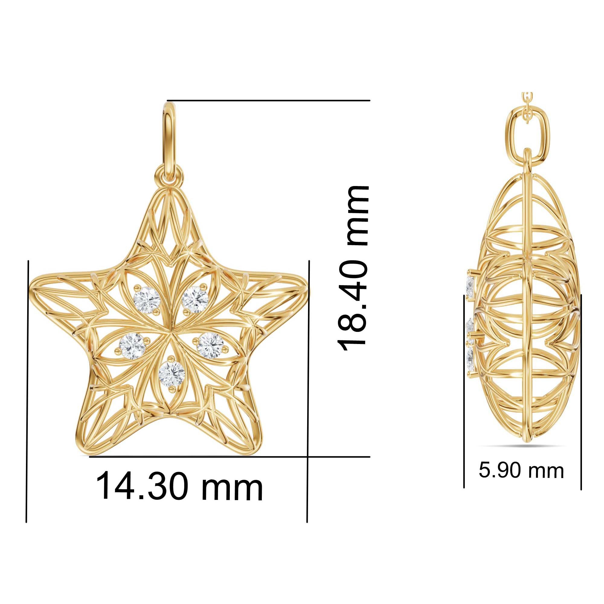 Fashion Diamond Pendant · 0.06 ct tw