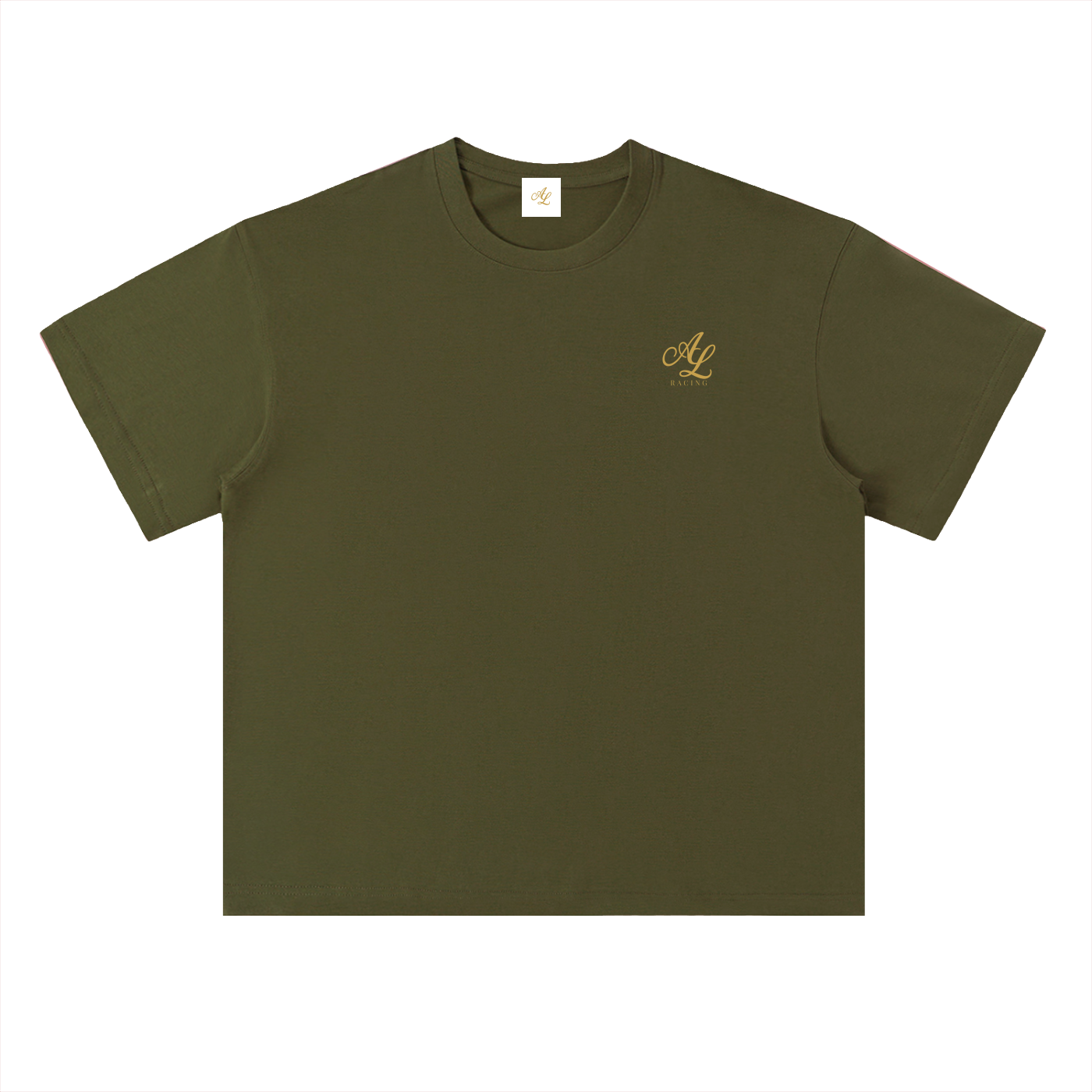 Miami Dark Heavyweight Drop Shoulder Cotton T-Shirt