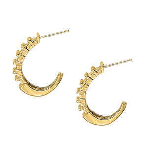 J-hoops Diamond Hoop · 0.98 ct tw